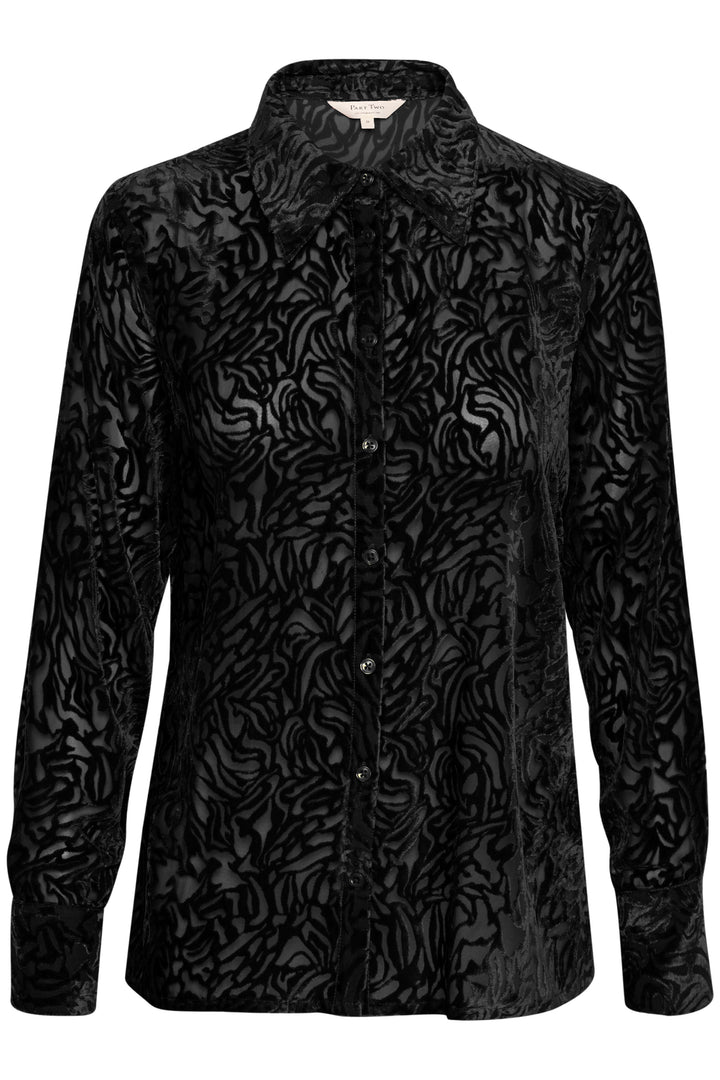 Blouse de velours dévoré