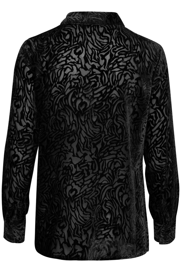 Blouse de velours dévoré