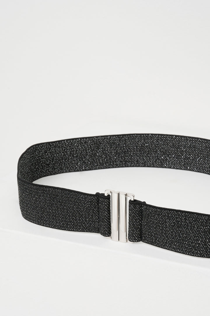 Ceinture extensible avec fini scintillant Dunia 1,5"