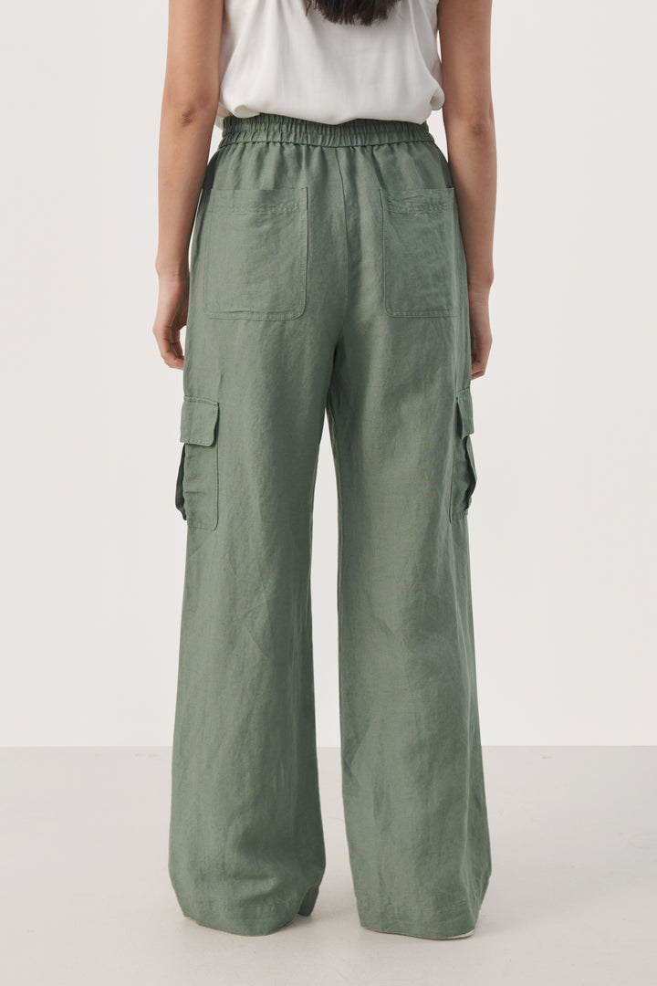 Pantalon style cargo taille élastique Grazia