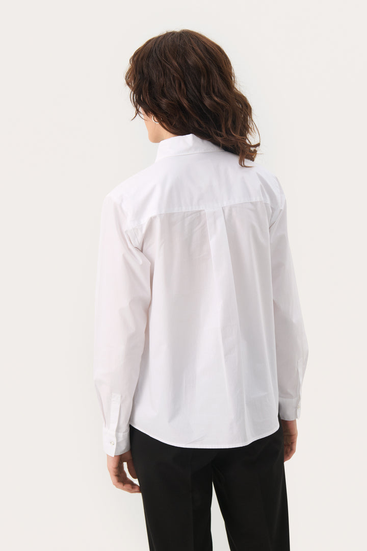 Chemisier plastron avec pastilles multi Maye
