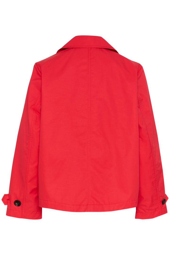 Manteau trench imperméable Nelli - Rouge