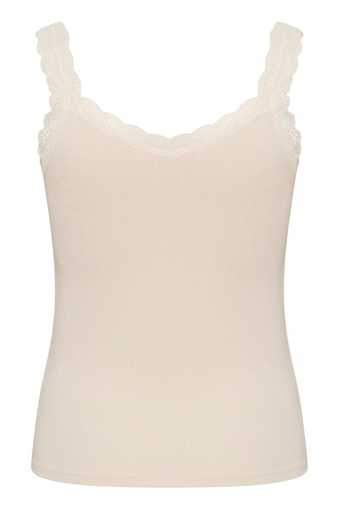 Camisole ajustée avec col en dentelle Jelona