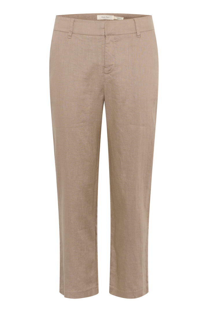 Pantalon en lin droit et court Soffe