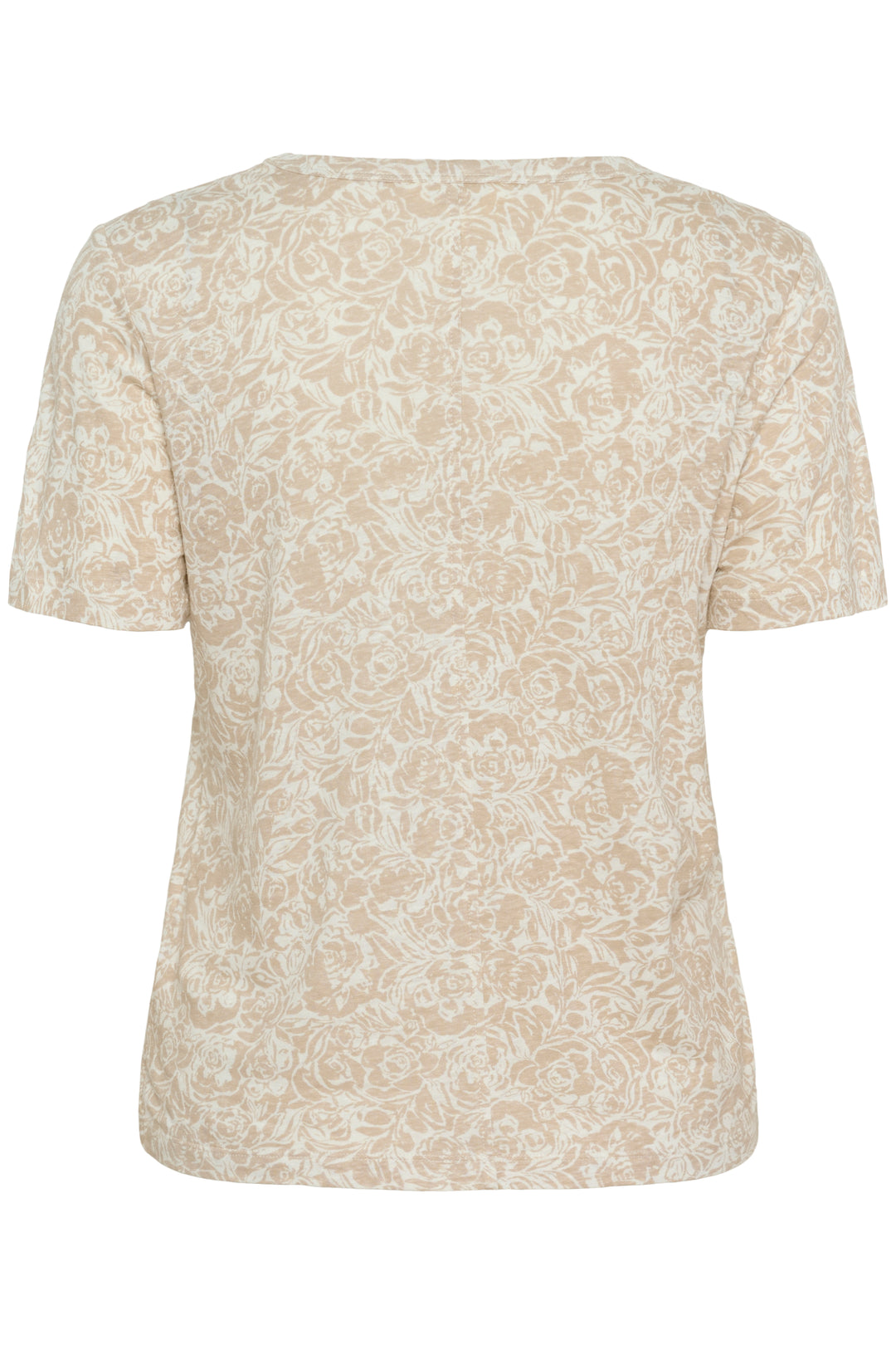 T-shirt en lin avec imprimé floral Nacima
