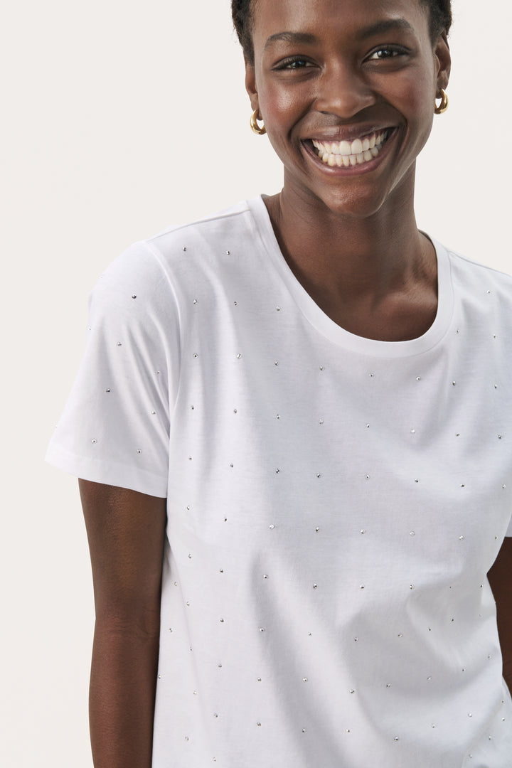 T-shirt avec strass Maggi