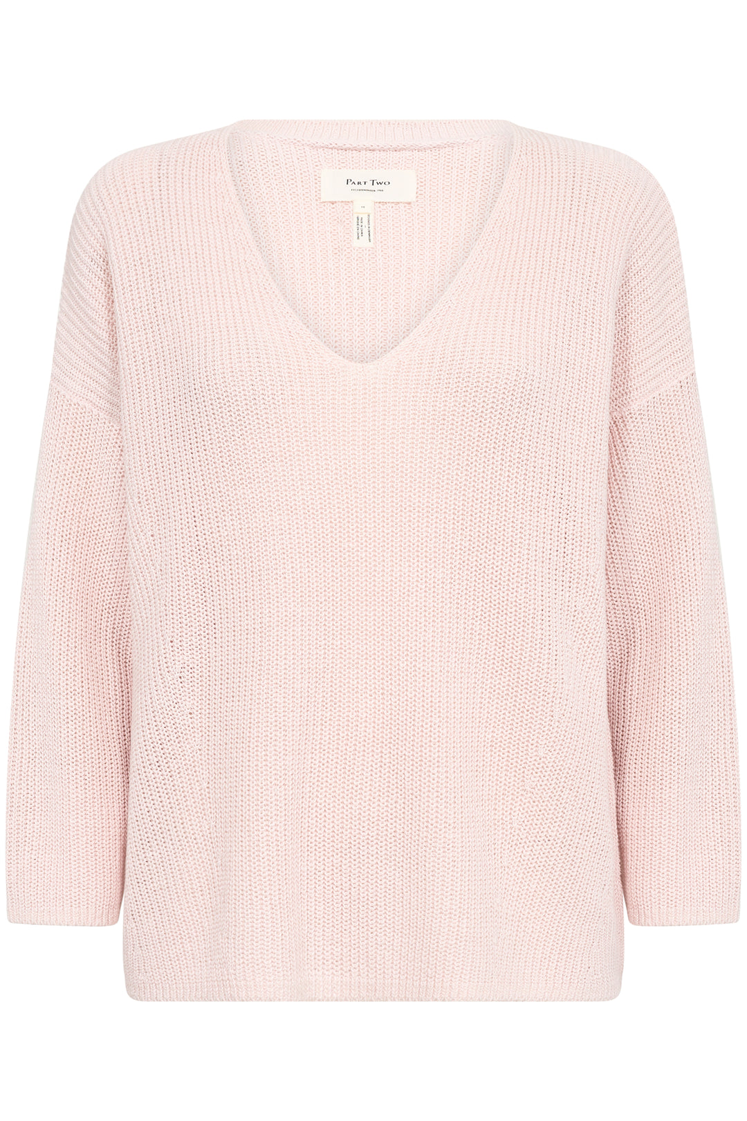 Pull en lin et coton à manches 7/8 Etrona