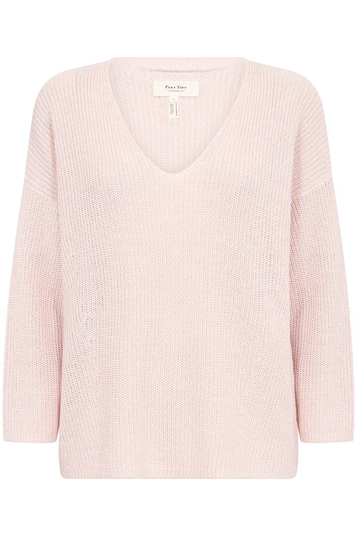 Pull en lin et coton à manches 7/8 Etrona