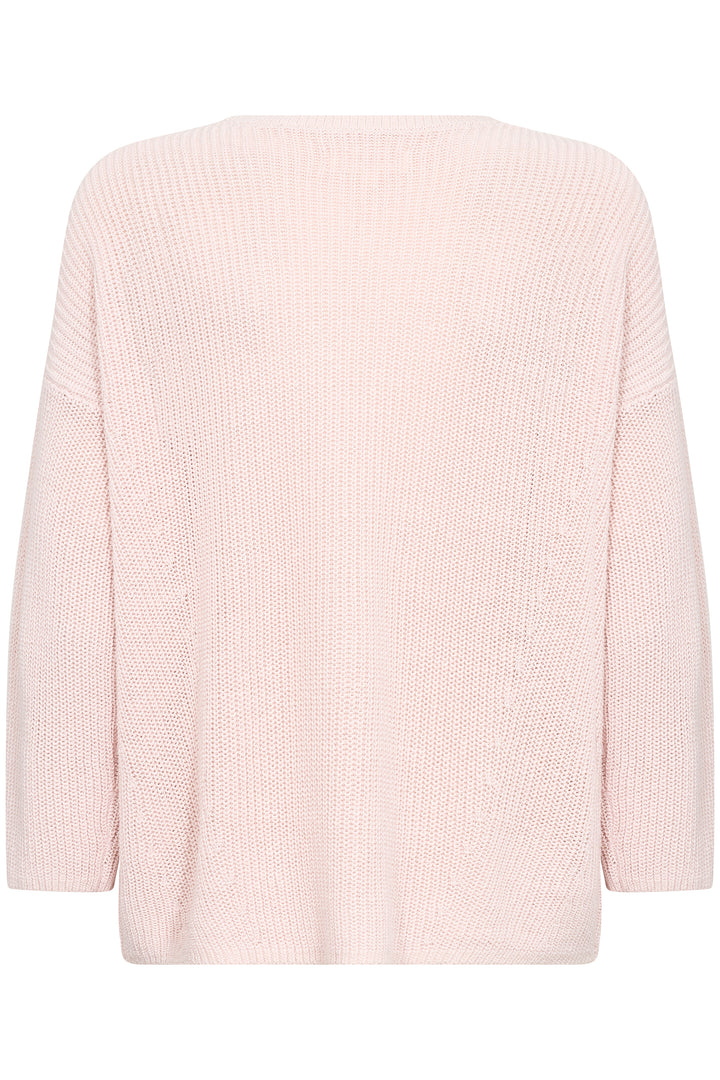 Pull en lin et coton à manches 7/8 Etrona
