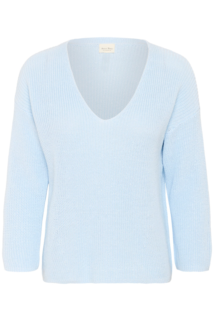 Pull en lin et coton à manches 7/8 Etrona