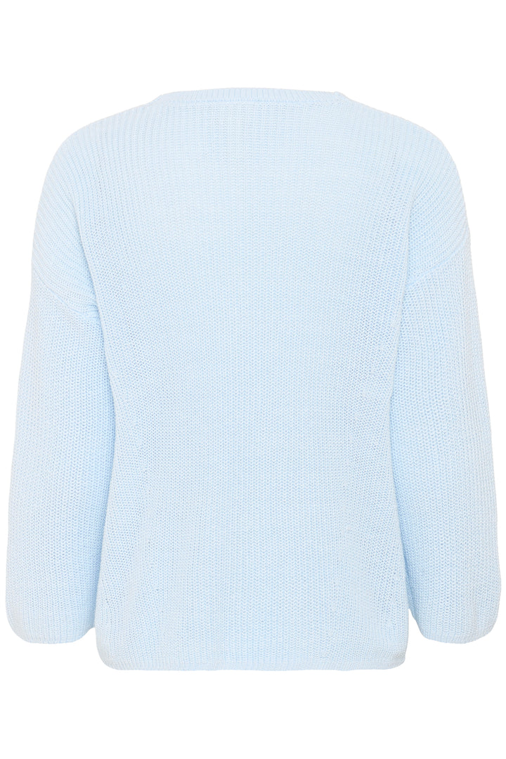Pull en lin et coton à manches 7/8 Etrona