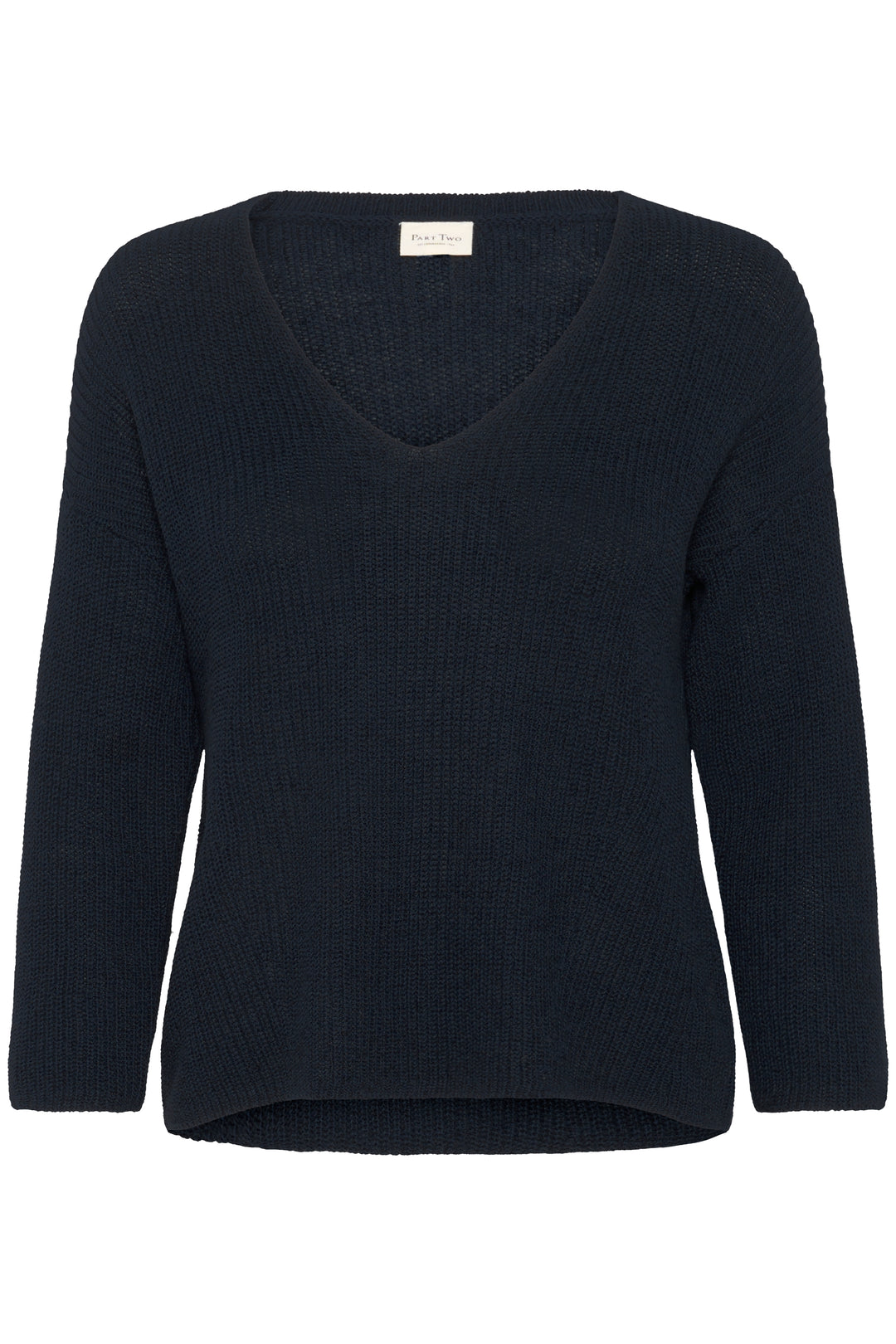 Pull en lin et coton à manches 7/8 Etrona