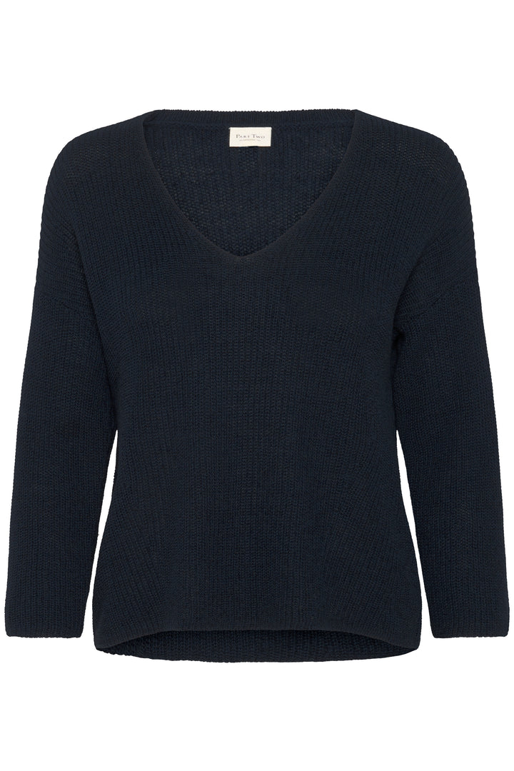Pull en lin et coton à manches 7/8 Etrona