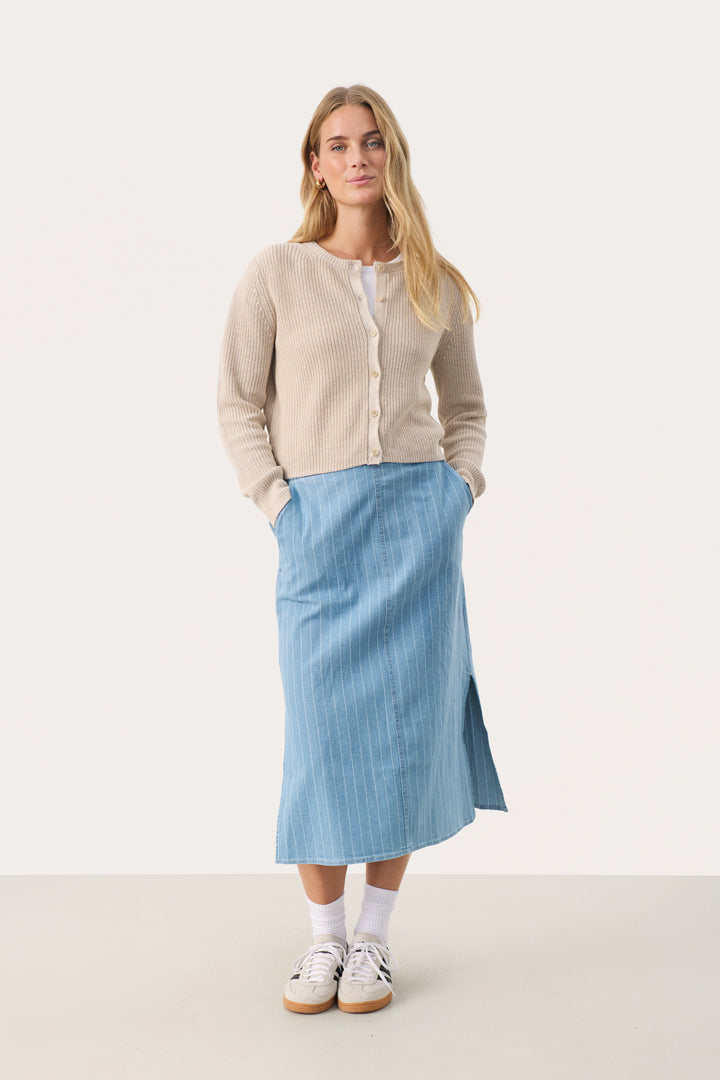 Cardigan court texturé Gigia