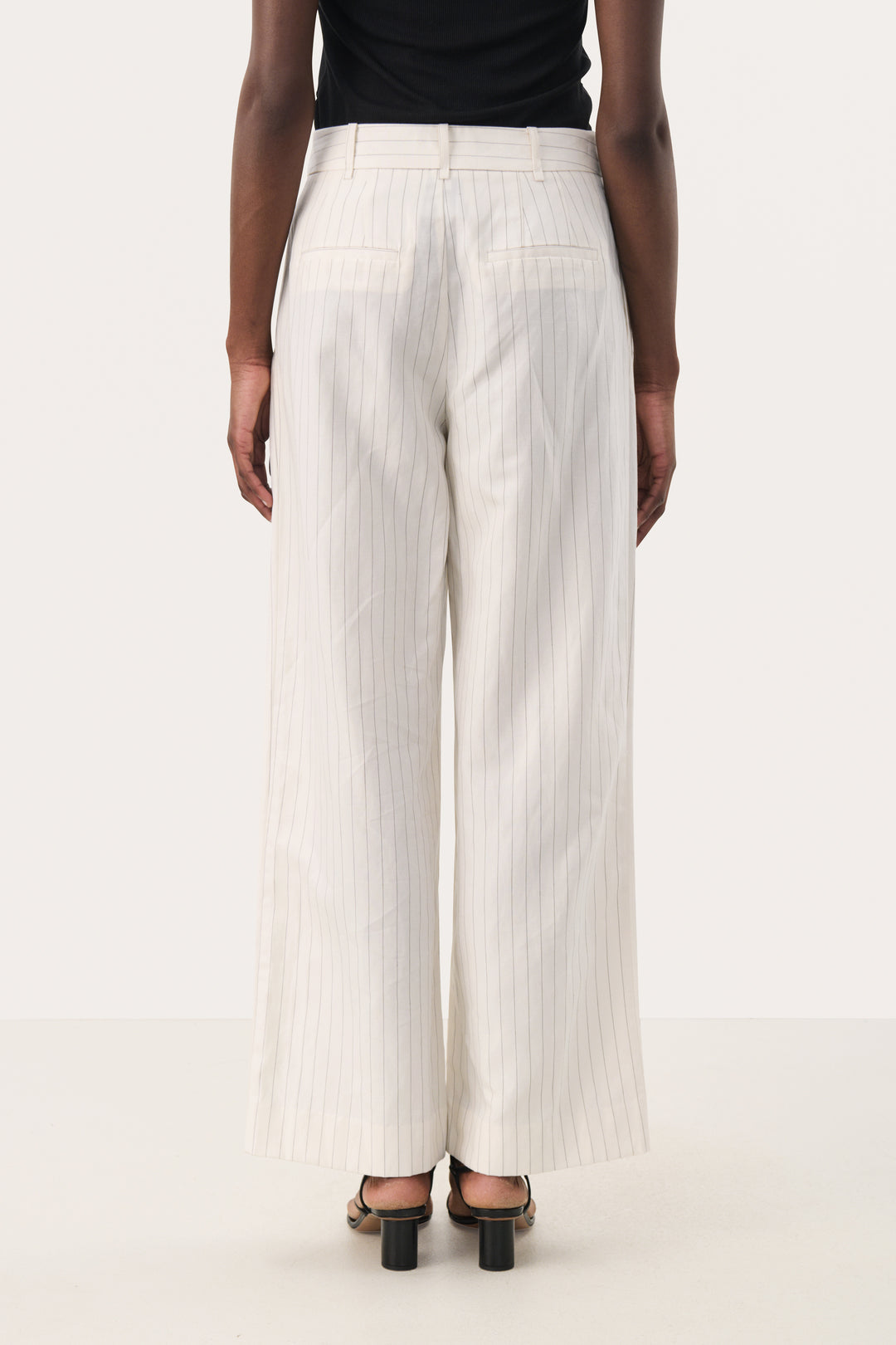 Pantalon ample avec rayures fines Rabia
