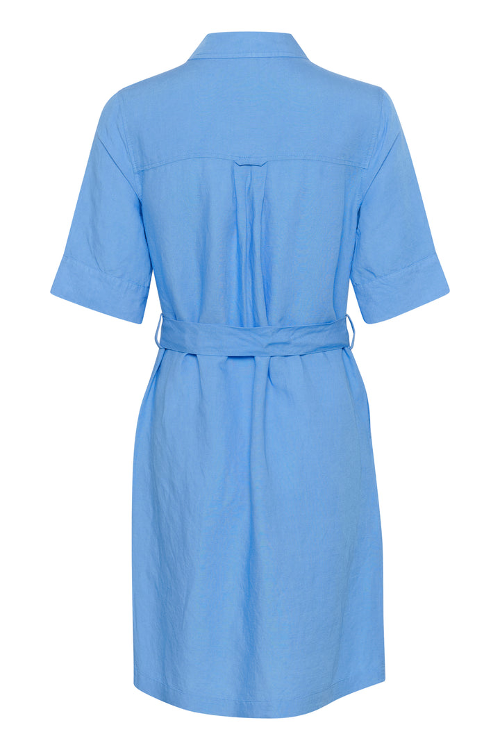 Robe chemise à ceinture Raili