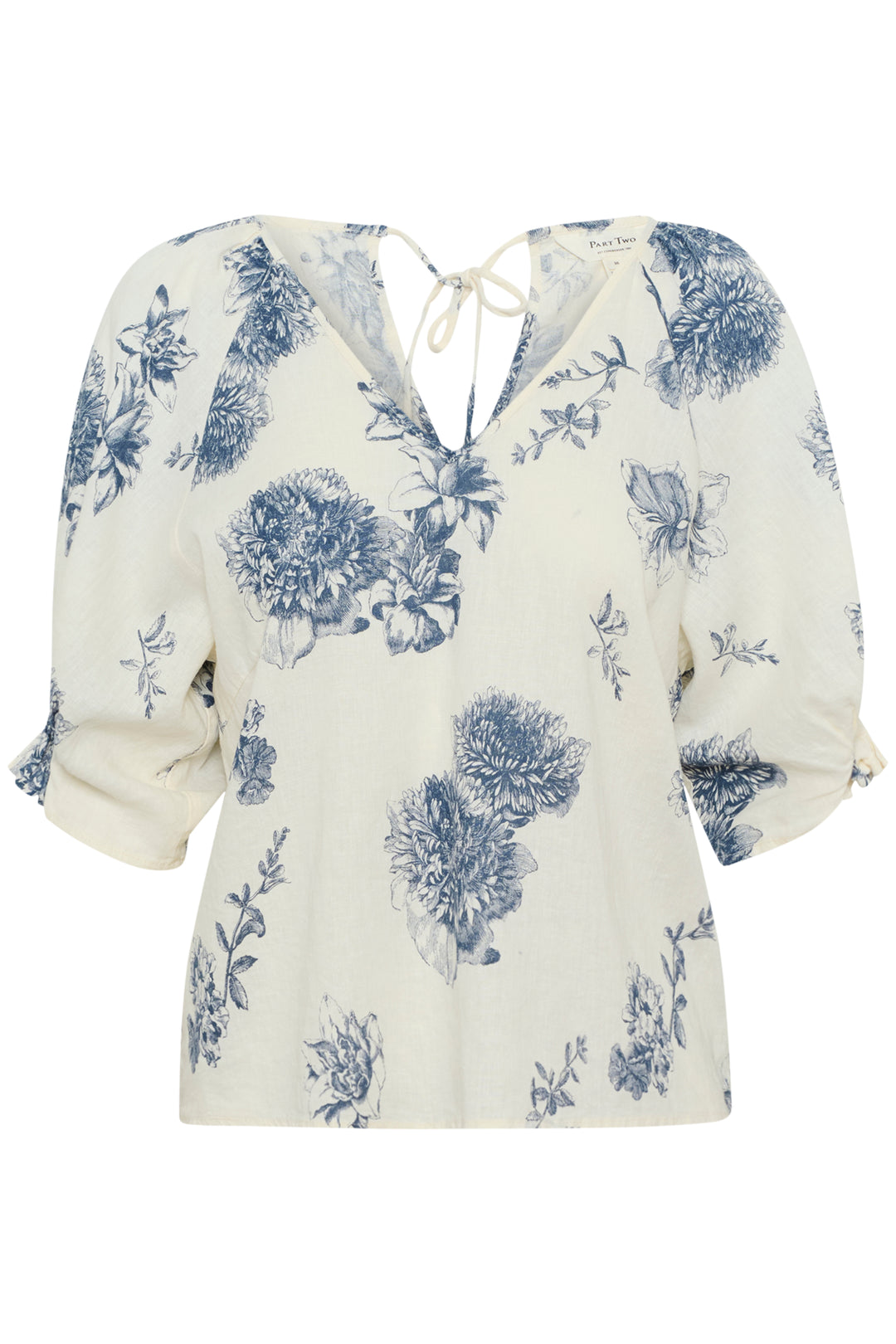 Blouse imprimée à manches bouffantes Rosalyn