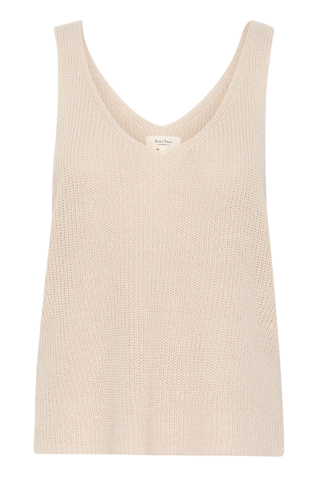 Camisole en tricot de lin et coton Rebecca