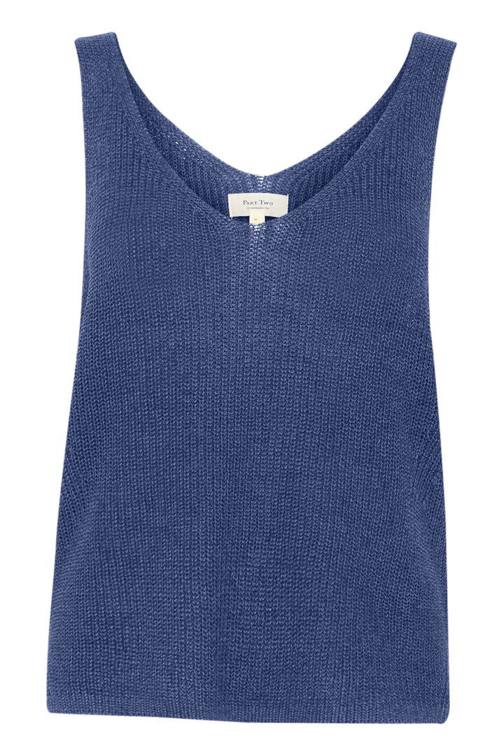 Camisole en tricot de lin et coton Rebecca