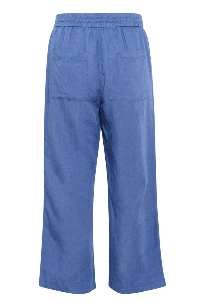 Pantalon de lin ample à taille élastique Eniolas