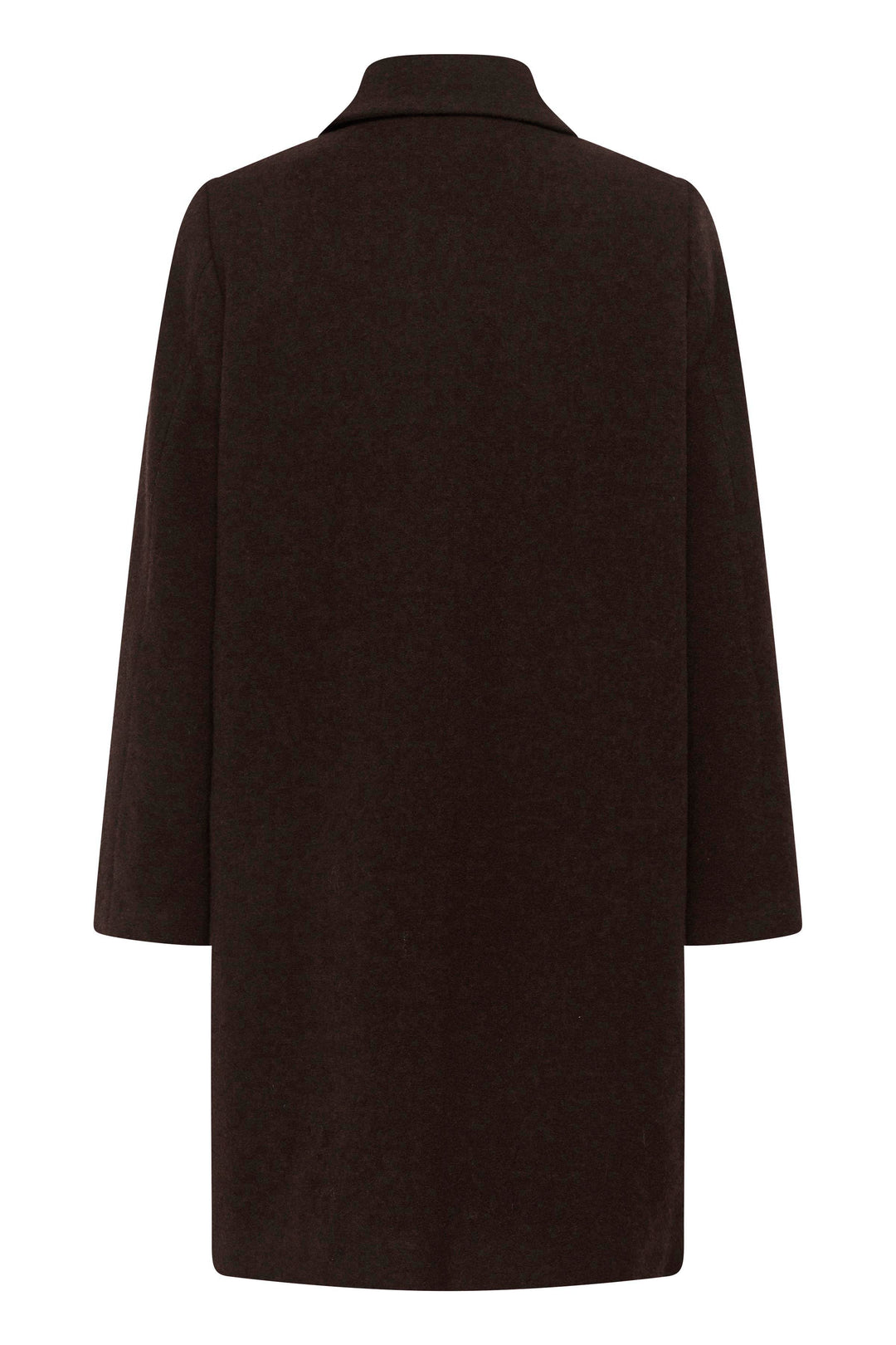Manteau long boutonné à col classique Kamillas