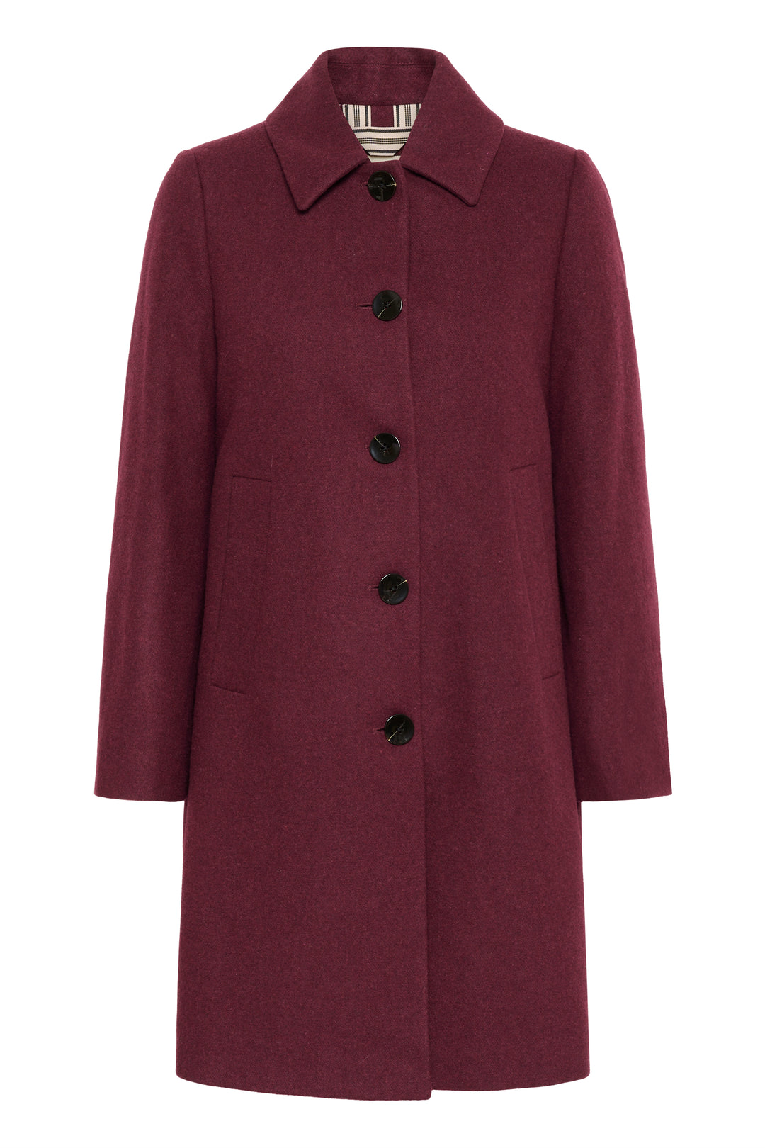 Manteau mi-long avec col classique Kamillas