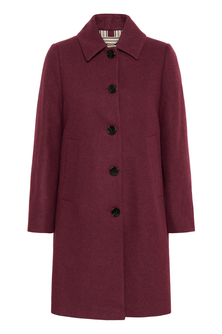 Manteau mi-long avec col classique Kamillas