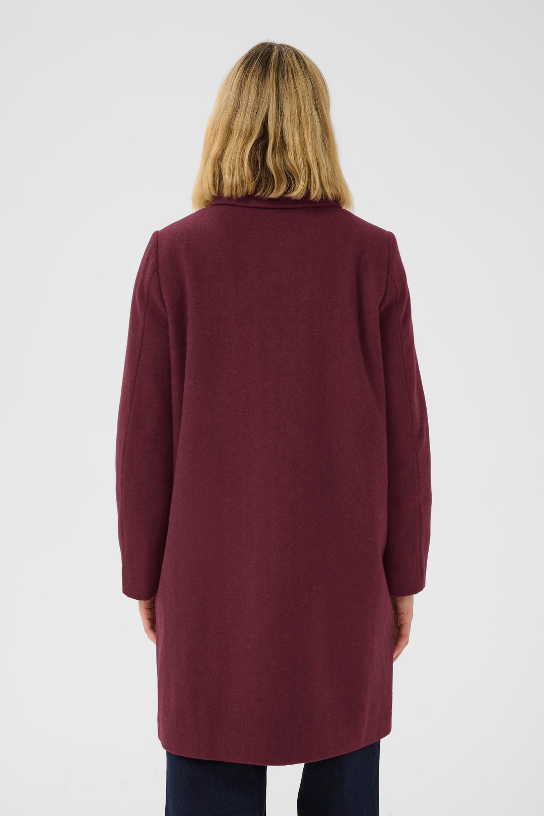 Manteau mi-long avec col classique Kamillas