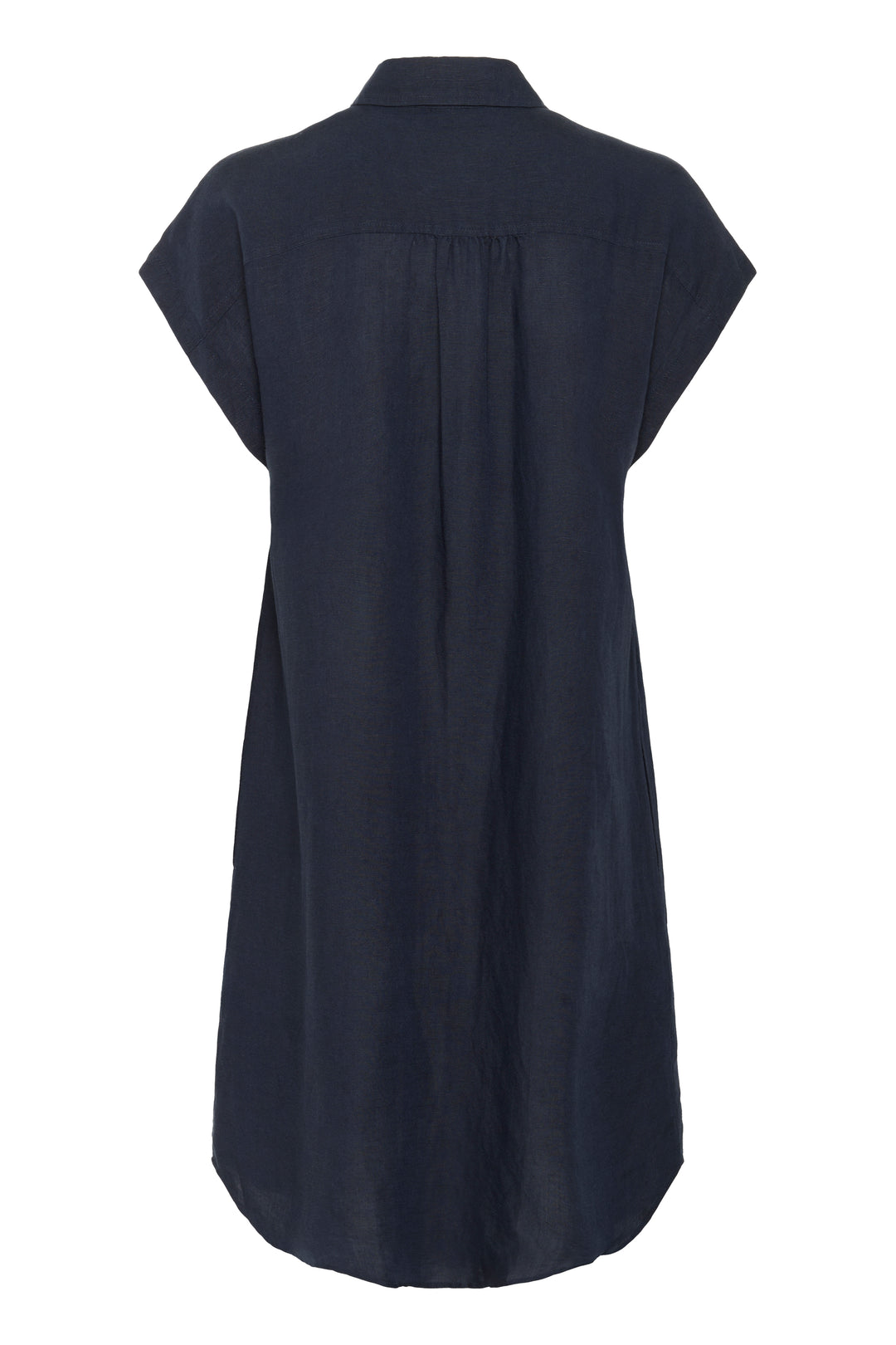 Robe chemise midi à mancherons Ellena