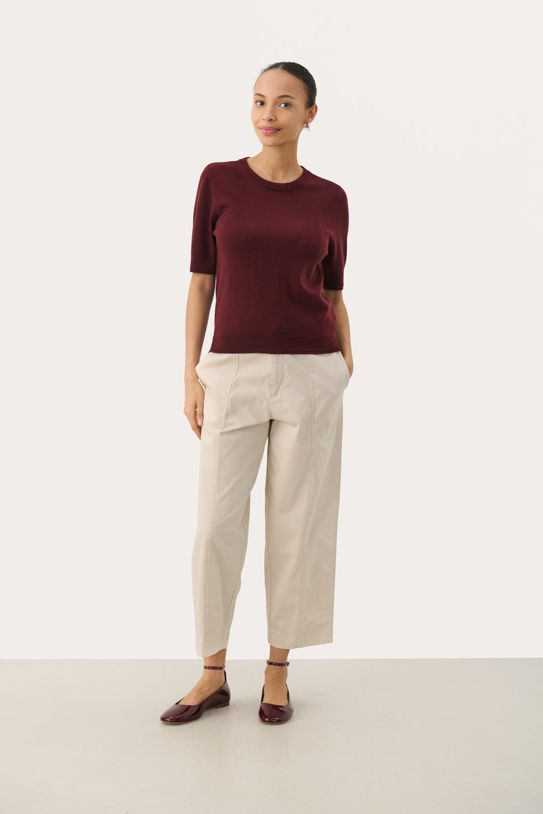 Pull en laine à manches 3/4 Natanya