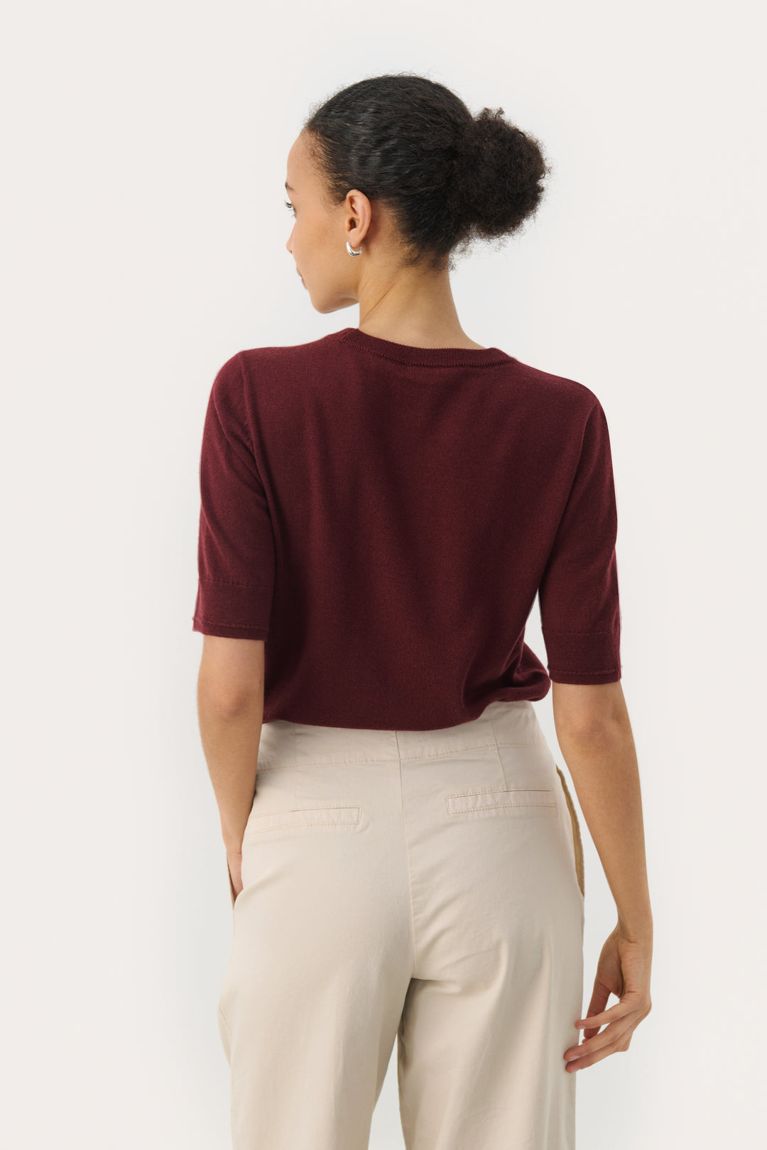 Pull en laine à manches 3/4 Natanya