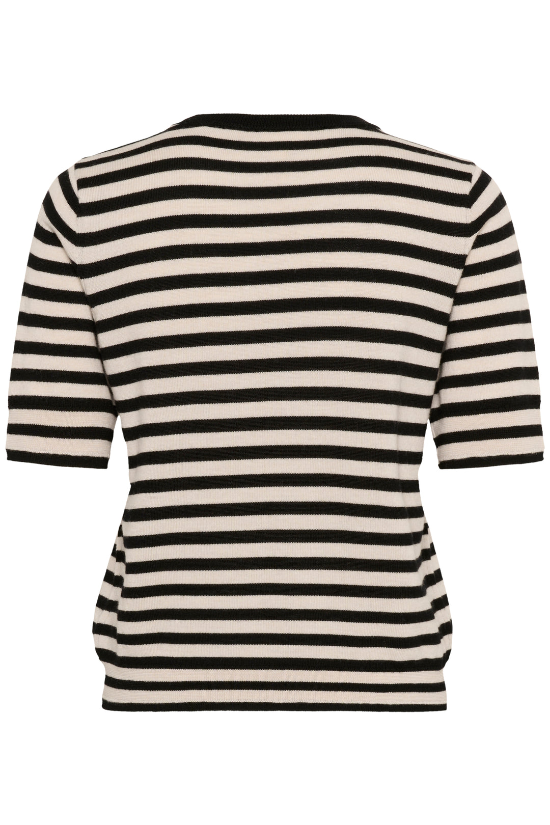 Pull en laine rayé à manches 3/4 Natanya