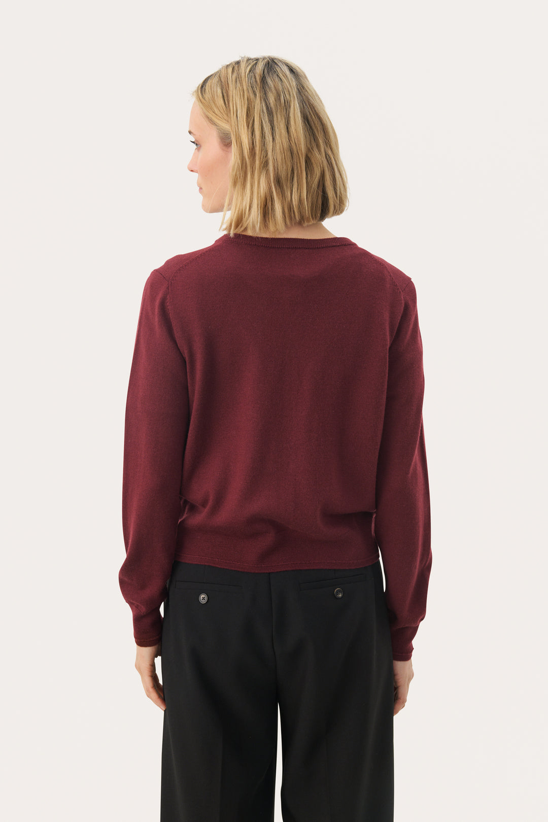 Cardigan boutonné en laine Noelani