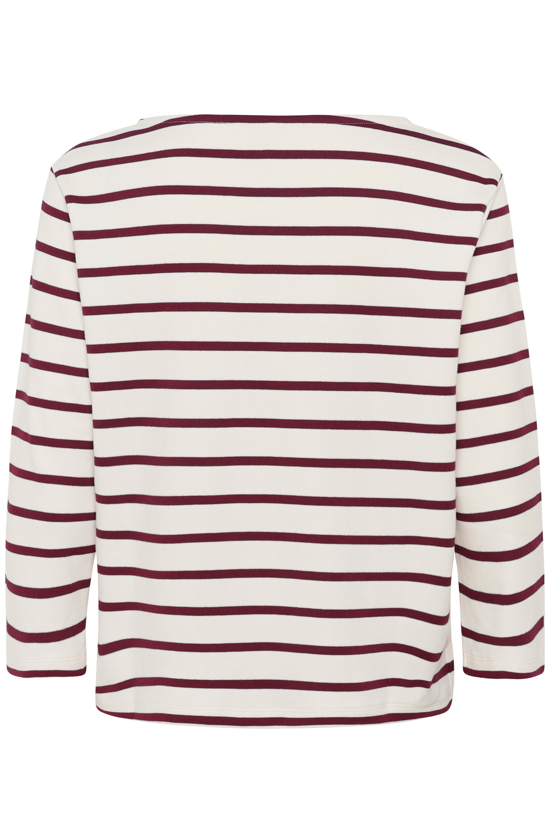 T-shirt rayé en coton à manches 7/8 Nela