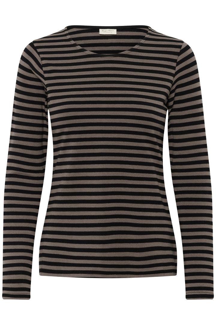 T-shirt rayé à manches longues Nemajas