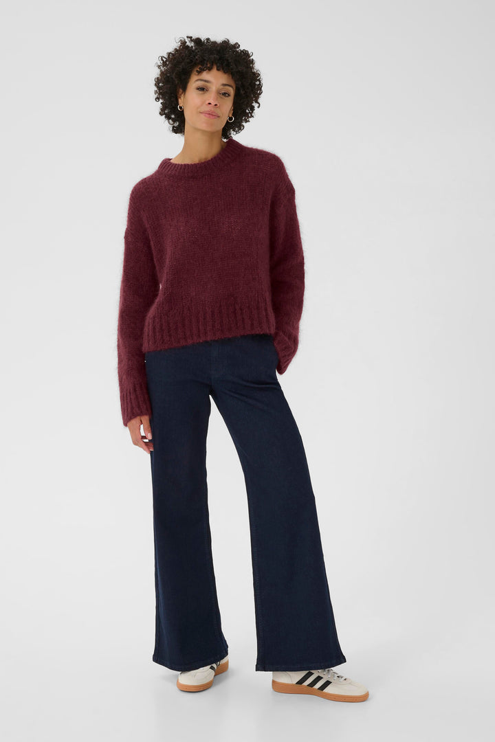 Pull en laine avec col rond Sille