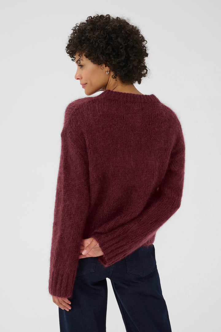Pull en laine avec col rond Sille