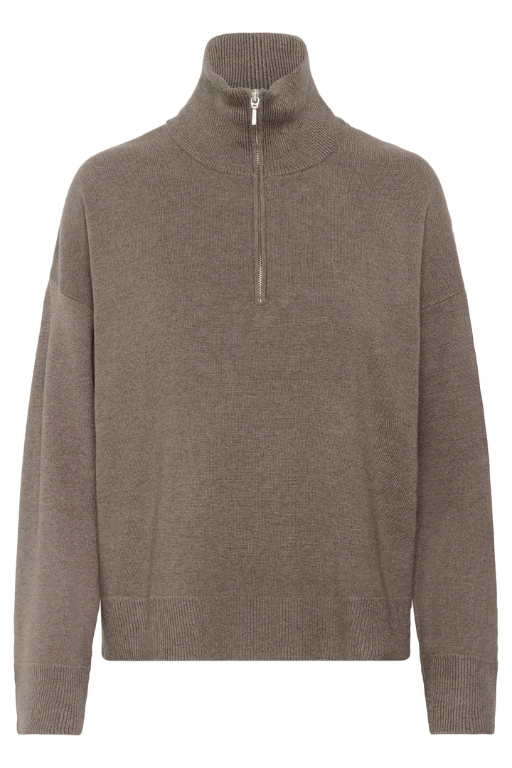 Pull avec col montant zippé Silvana