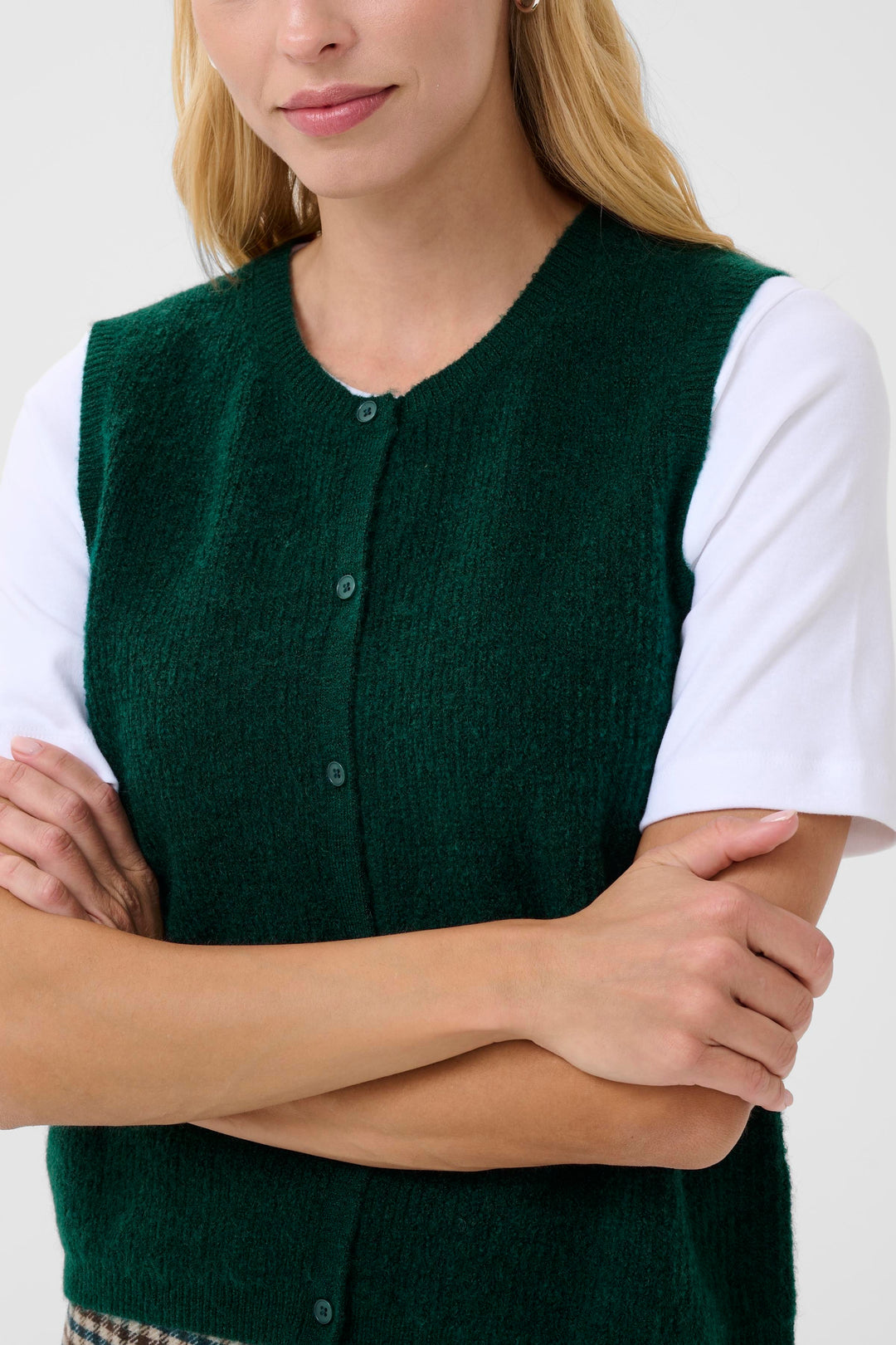 Gilet boutonné sans manches Pimira