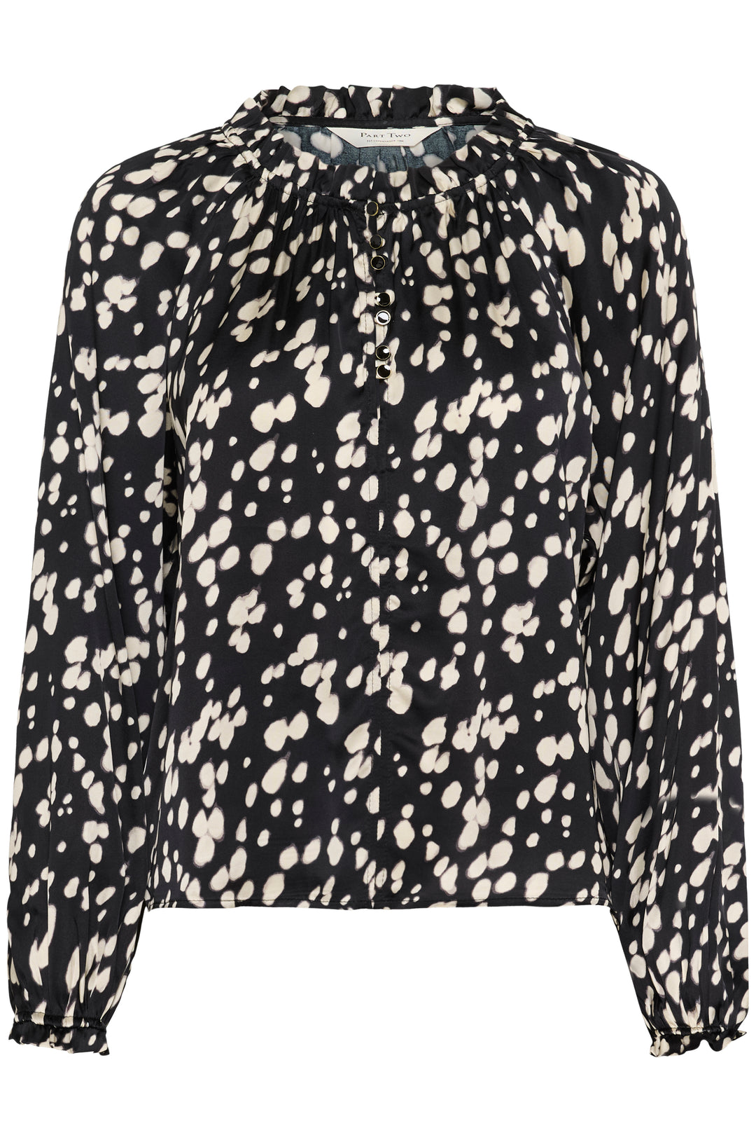 Blouse ample à imprimé bambi et col froncé Venessa