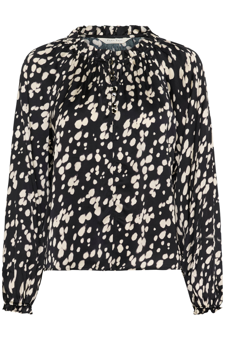 Blouse ample à imprimé bambi et col froncé Venessa