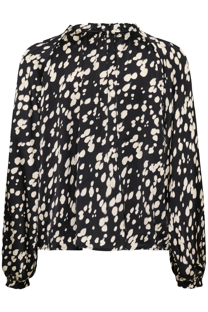 Blouse ample à imprimé bambi et col froncé Venessa