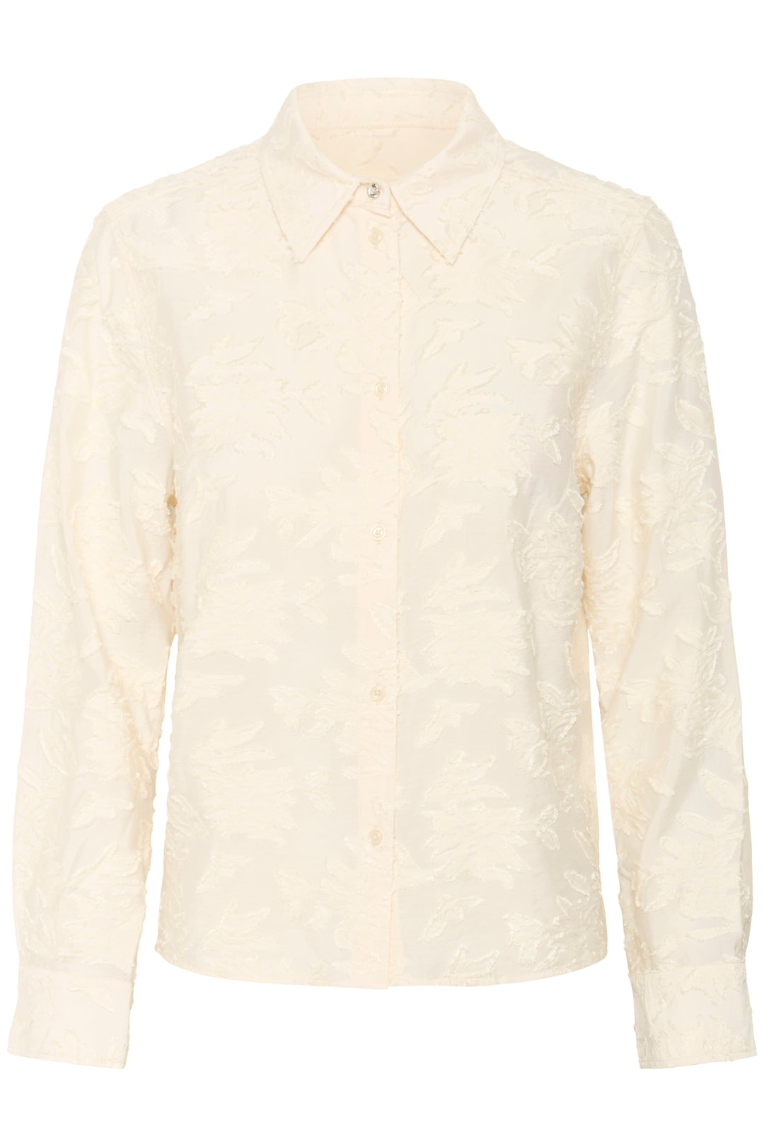 Blouse texturée avec motif floral Vilya