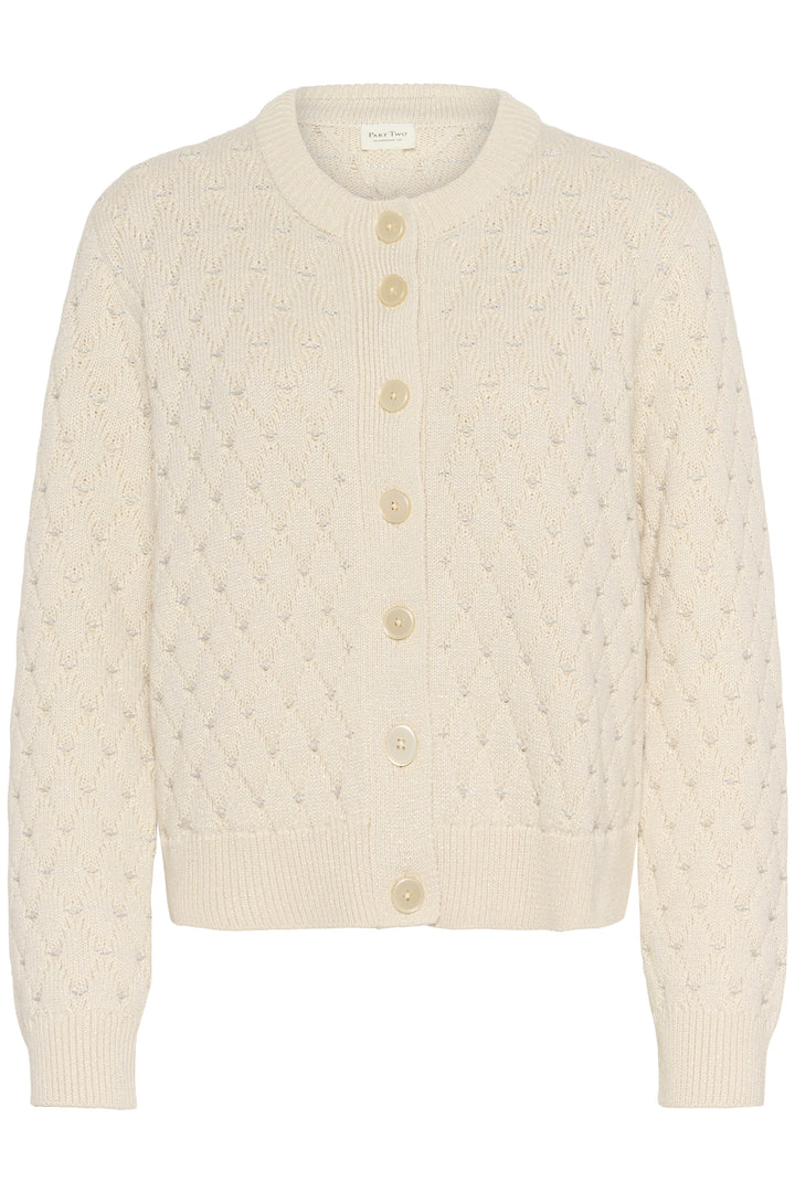 Cardigan boutonné avec motif losanges Vesna