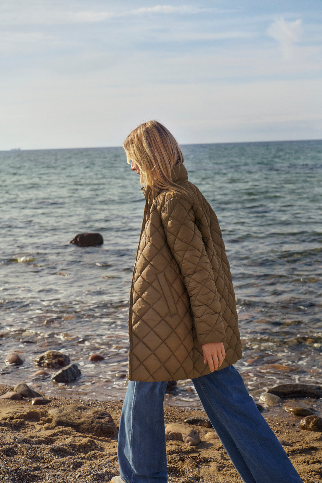 Manteau de mi-saison matelassé Olilan