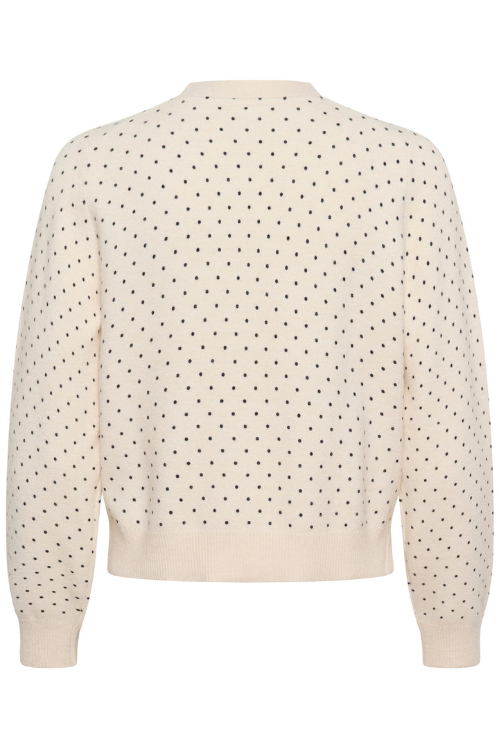 Cardigan classique à col V Anessa Dot