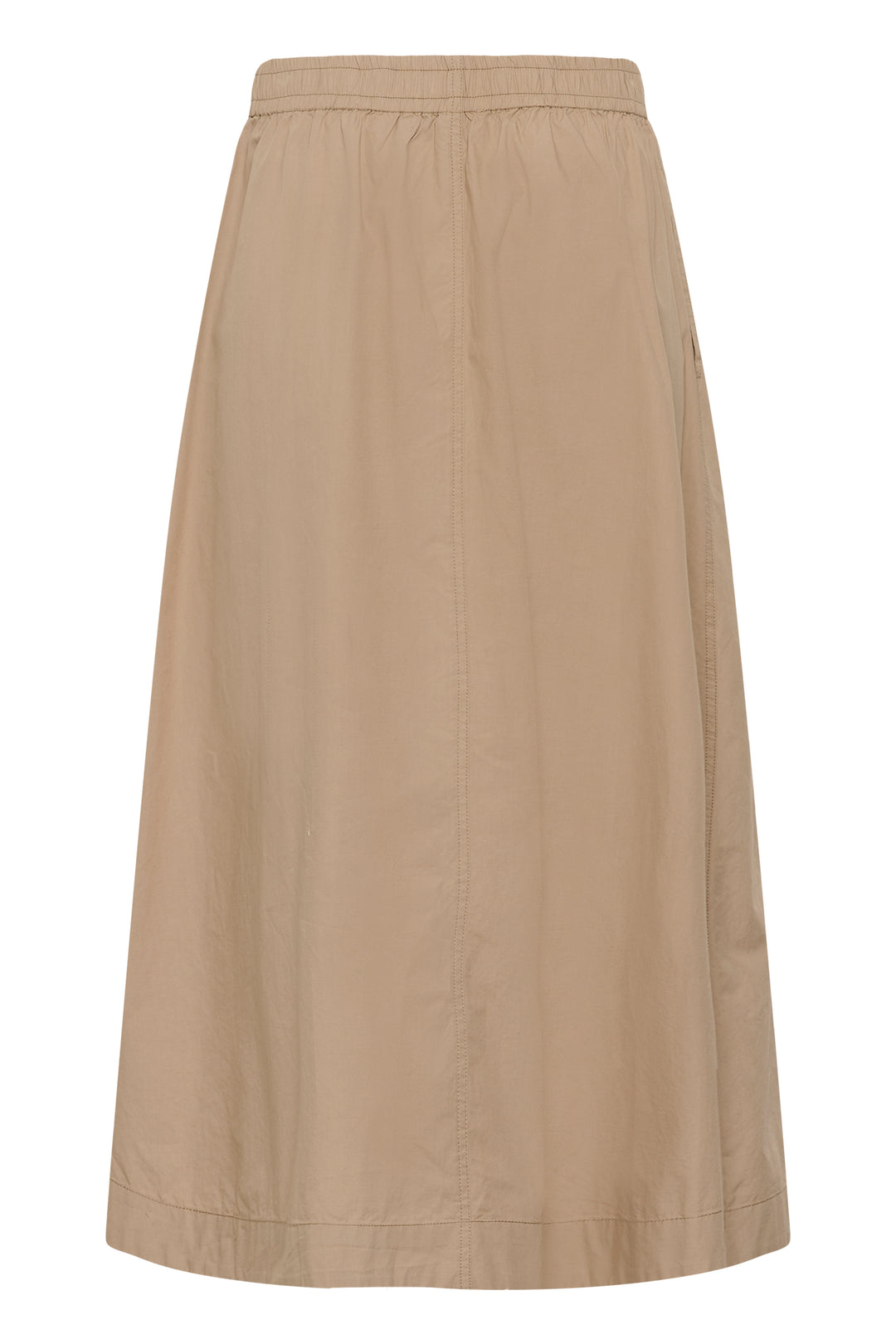 Jupe midi Asmina à taille élastique