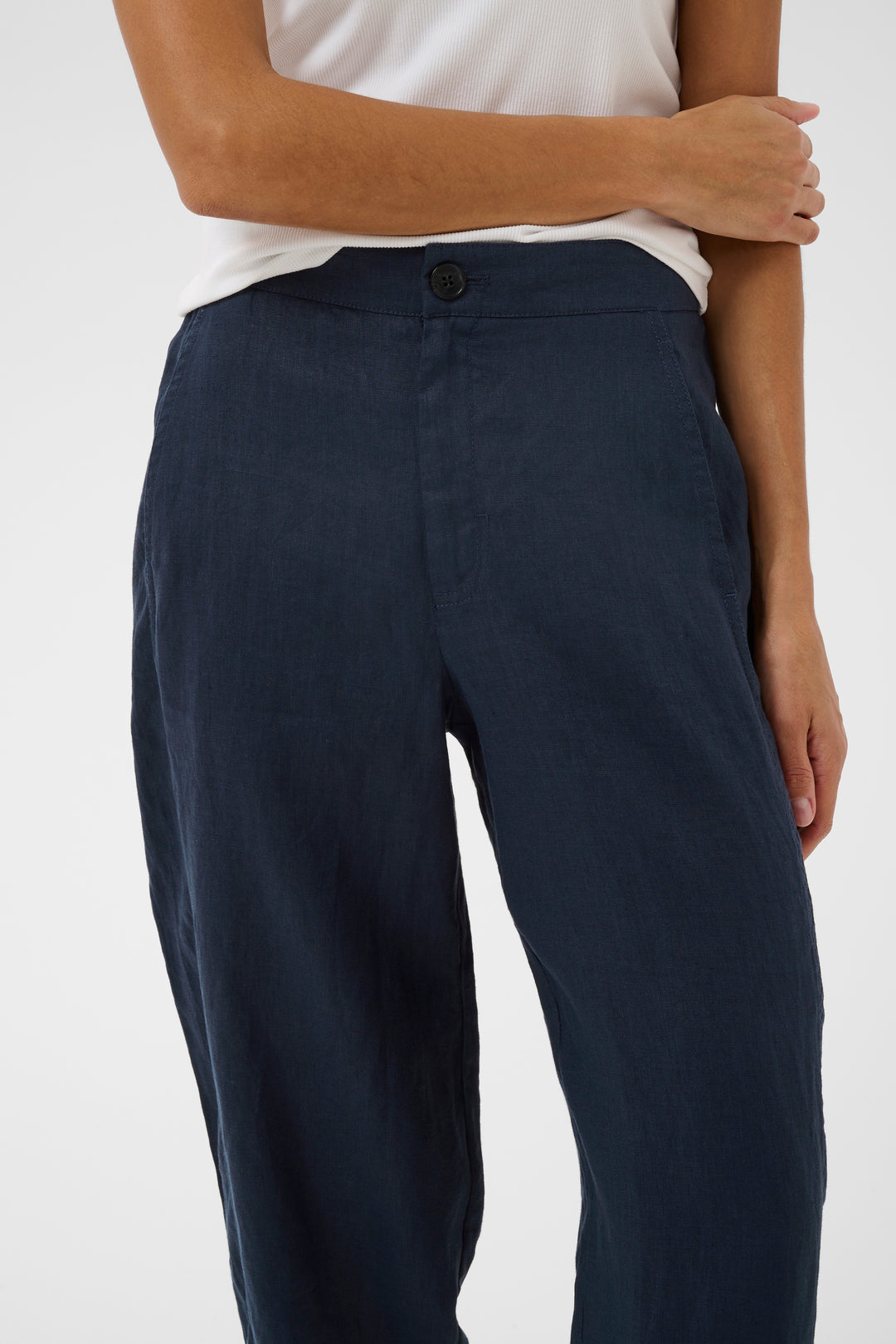 Pantalon Atima décontracté en lin