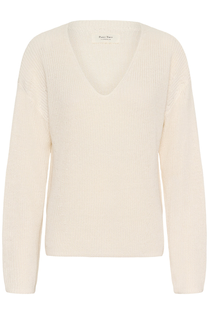 Pull en tricot à col V Etronas