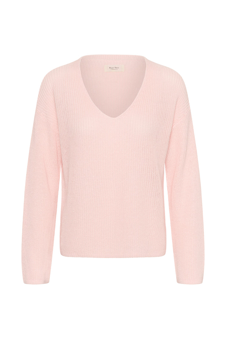 Pull en tricot à col V Etronas